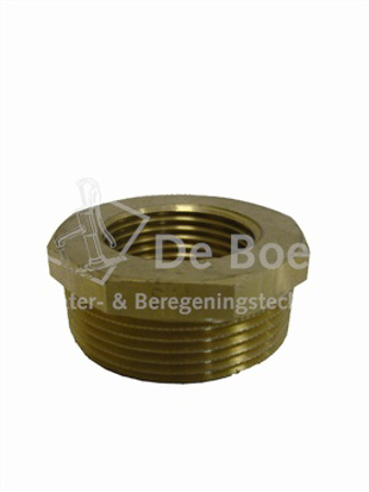 Afbeeldingen van Messing verloopring bi.dr. / bu.dr.  ¼ " x  1/8 "